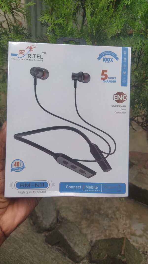 RM-N11 Wireless Neckband with ENC (5 Voice Changer)