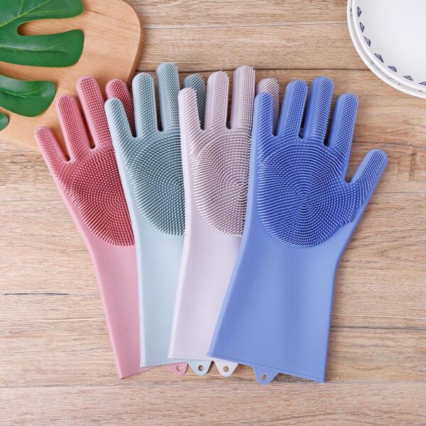 Silicon Hand Gloves for Kitchen Dishwashing