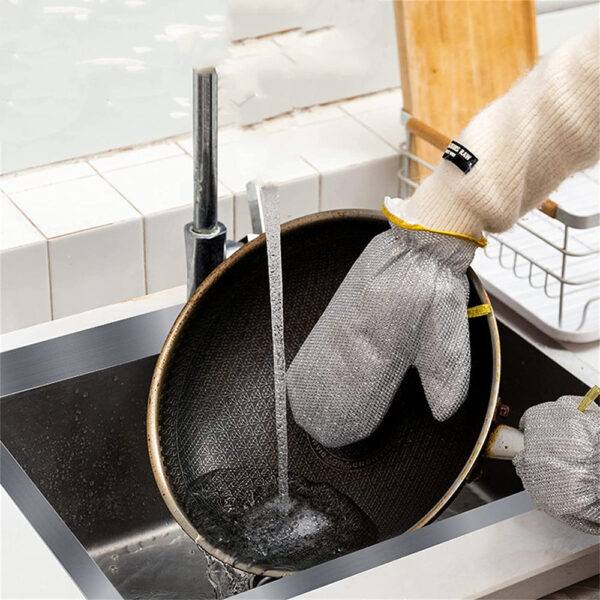 Steel Wire Dishwashing Gloves