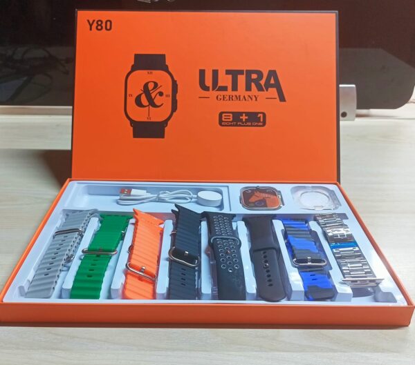 Y80 Ultra Smart Watch 8+1 Strap